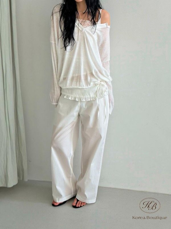 SS266 春季 大V領上衣 