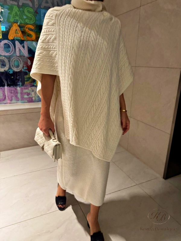 FWKR53 冬季 高領披肩 