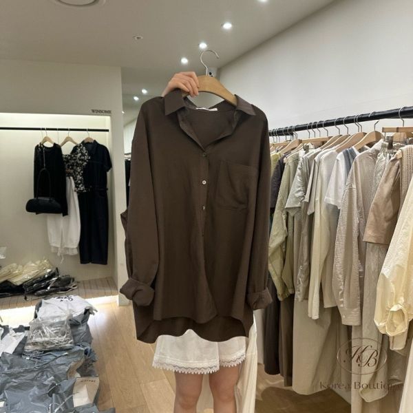 Kr70  夏裝 質感很好的亞麻襯衫 我推蘋果綠 