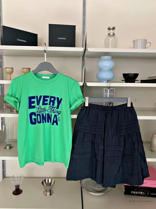 SS160 春季 字母配色tee 