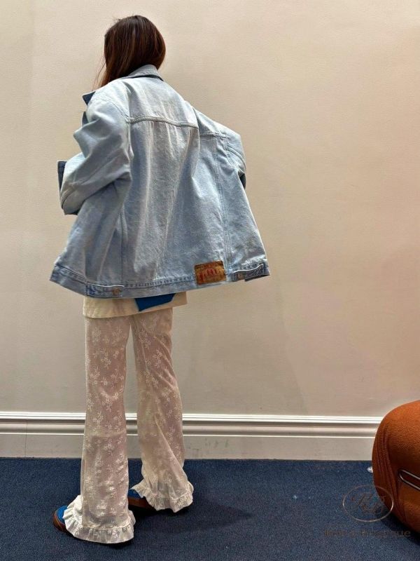 SS185 春季 多種花色的花邊褲 