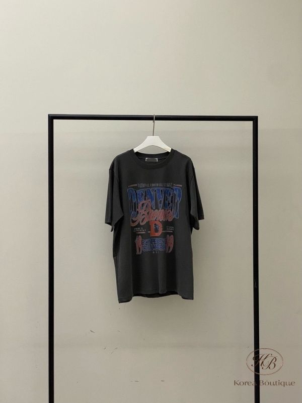 Sv24 夏裝 水洗感塗鴉tee 