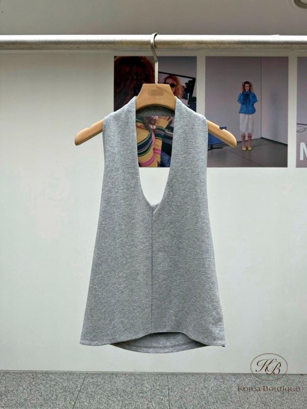 SS300 春季 棉質繞脖背心 