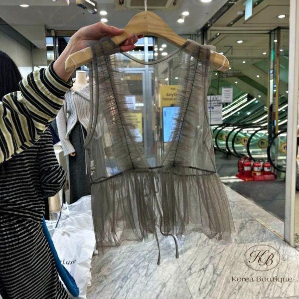 SS198 春季 薄紗背心 