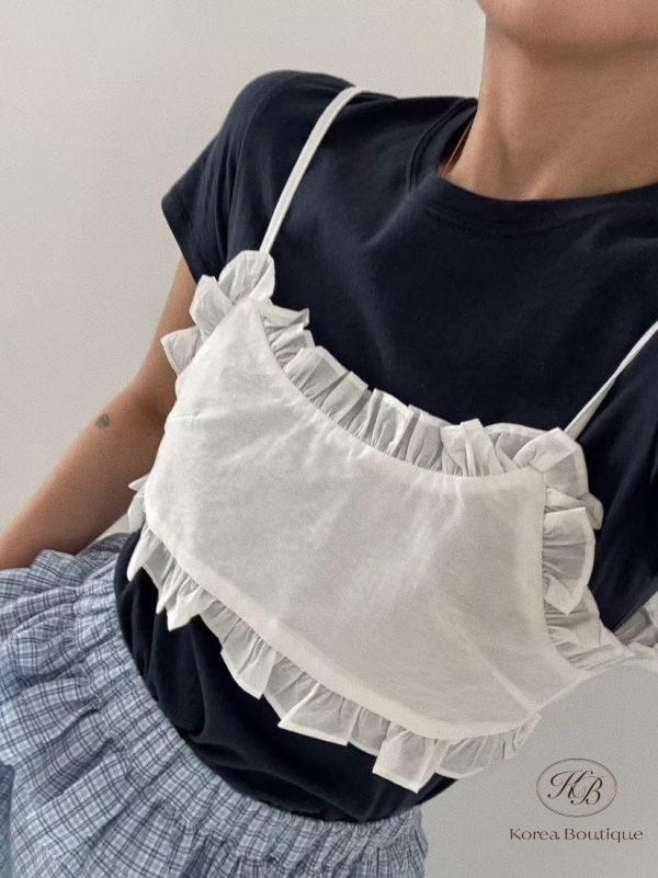Spv75 夏裝 選色困難了 花邊背心 
