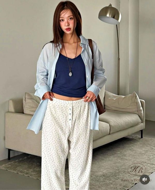 SS359 春季 質感後排釦襯衫 