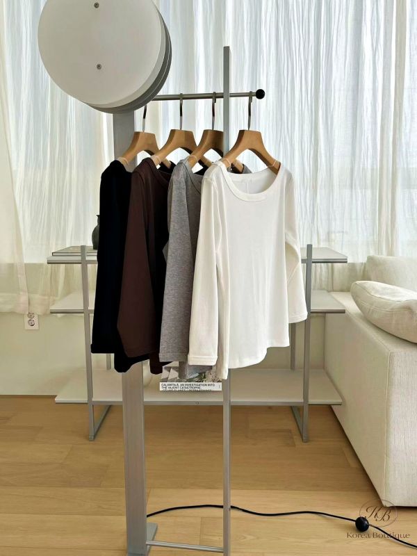 Fw425 冬季 大圓領棉質上衣 