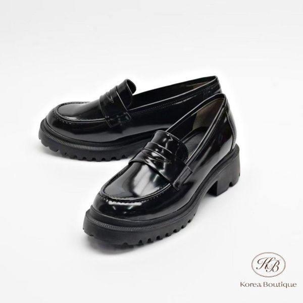 SS166 春季 春夏還是需要一雙樂福鞋 跟高4公分 