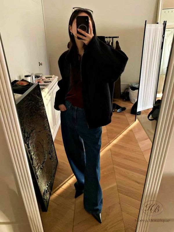 Fw493 冬季 質感很好的羊毛夾克外套 