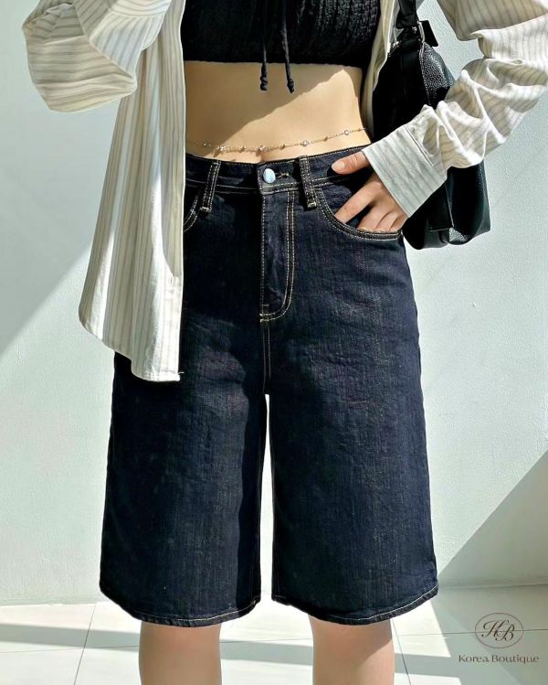 SS224  春季 六分牛仔褲 