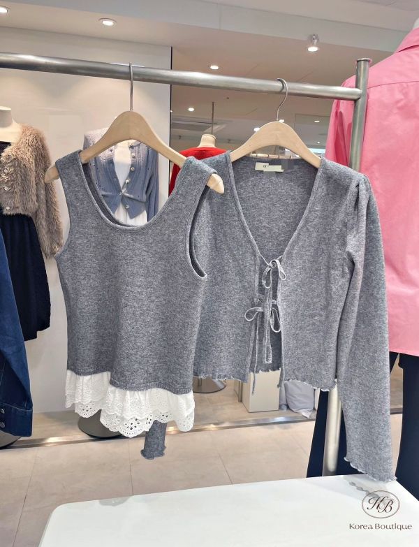 FWRK122 冬季 下擺蕾絲組兩件組 