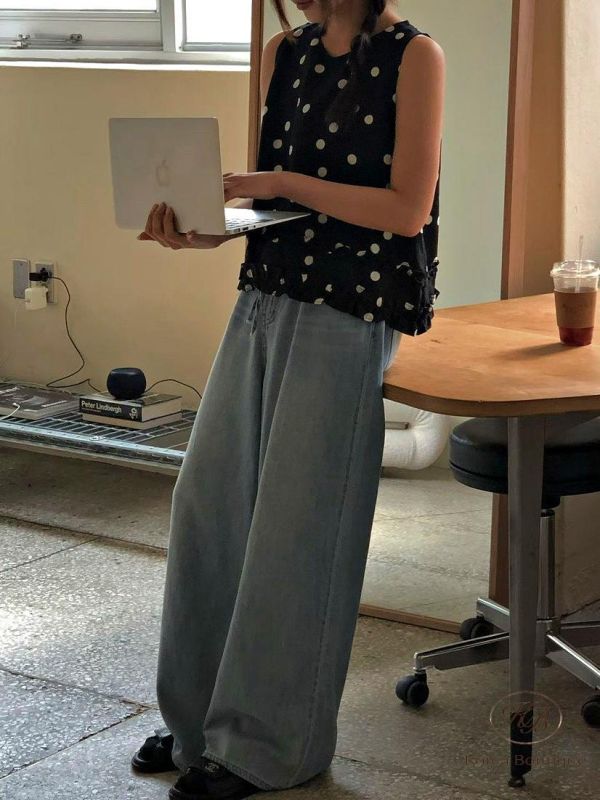 SS303 春季 點點圖案背心 