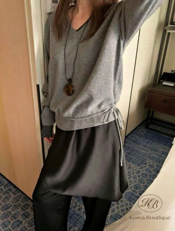 SS19 春季 各種可愛春色的v領針織 