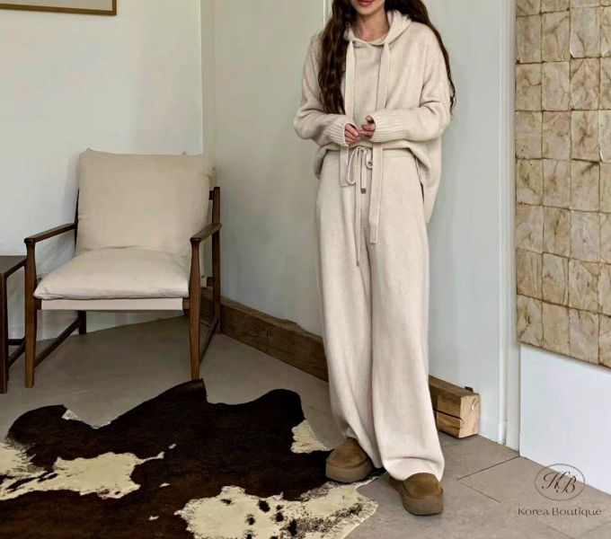 Fw394 秋季 經典款 長期熱賣 針織套裝 四色 