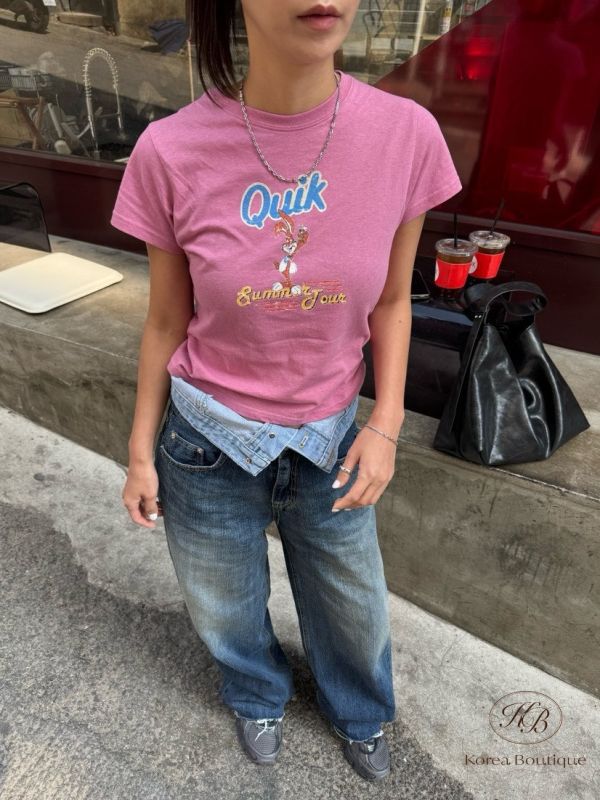 Kr51 夏裝 Quik Summer Tour美式卡通Tee 