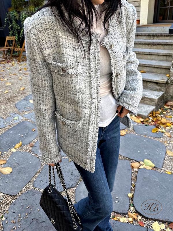 Fw484 冬季 經典小香外套 