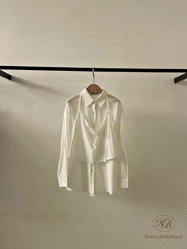 SS170 春季 兩件式質感襯衫 