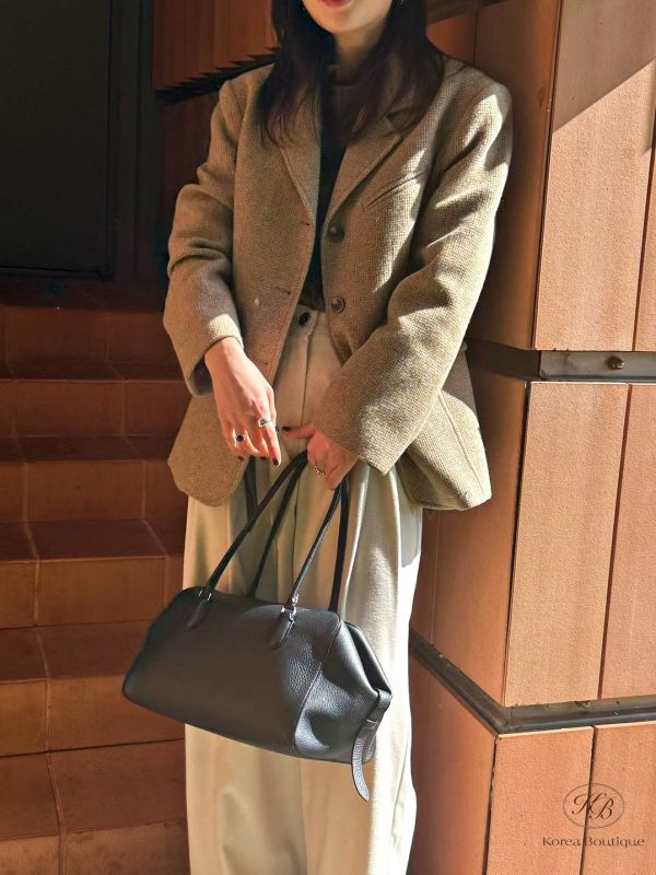 Fw379 秋季 羊毛質感西裝外套 