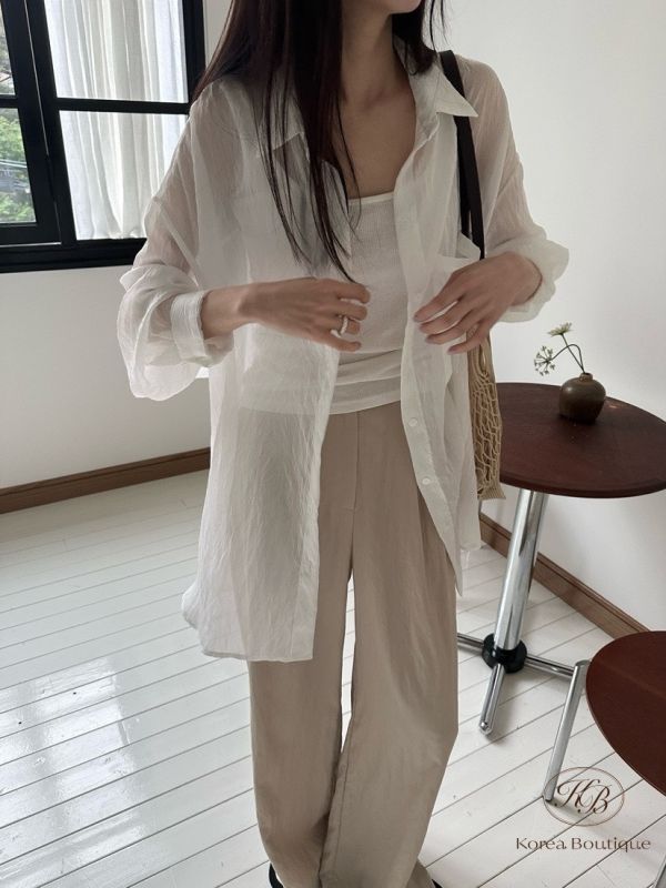 Sv37 夏裝 兩件質感襯衫 
