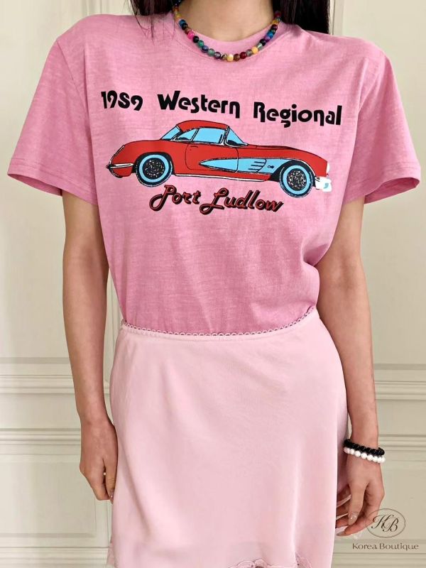 SS219 春季 彩色車車tee 