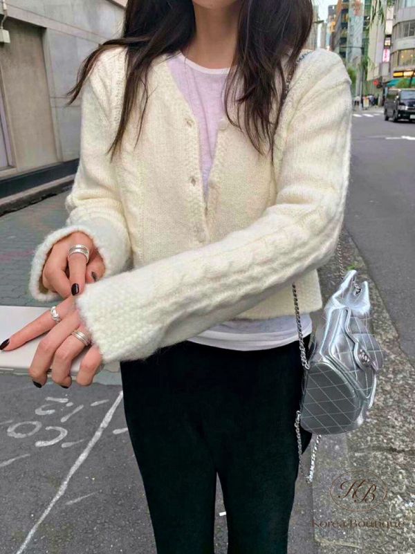 Fw359 秋季 顏色柔美開襟外套 