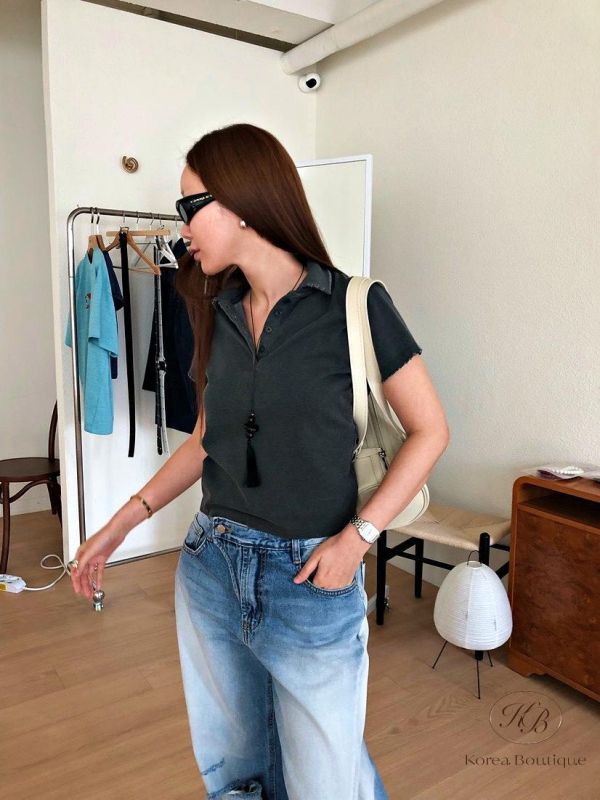 SS199 春季  版型好好看的polo衫 