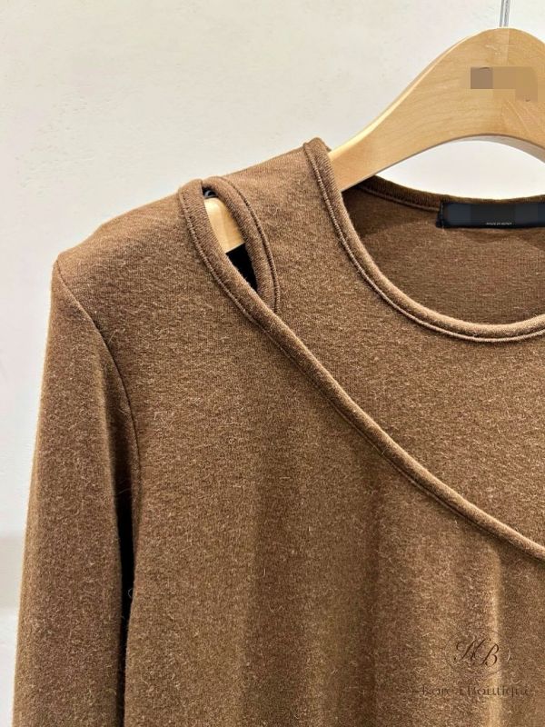 Fw349 秋季 腰間排扣設計上衣 