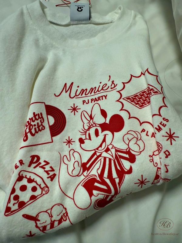 FWKR08 冬季 歡樂米奇T 聖誕米妮 