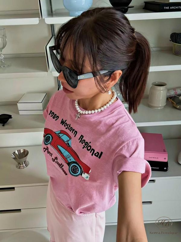 SS219 春季 彩色車車tee 