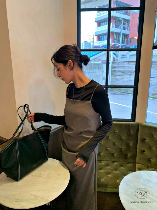 Fw227 秋季 抓皺背心洋裝 