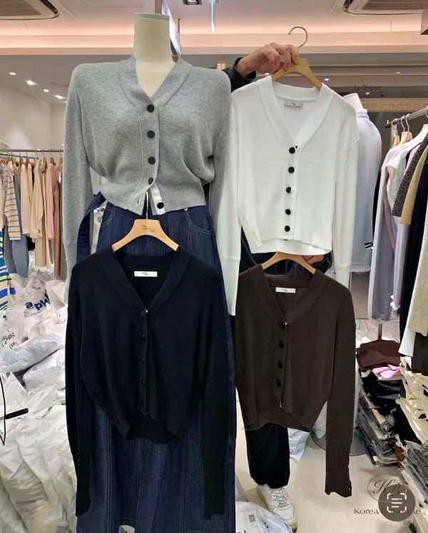 SS259 春季 大排扣針織外套 