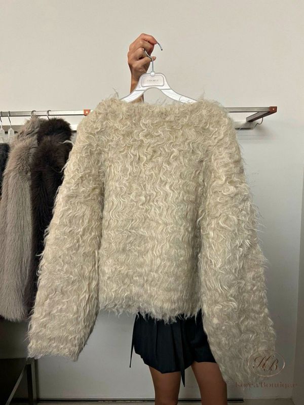 Fw408 秋季 捲捲毛 外套 