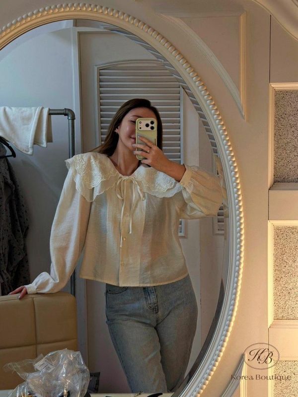 SS241 春季 喜歡復古領襯衫 