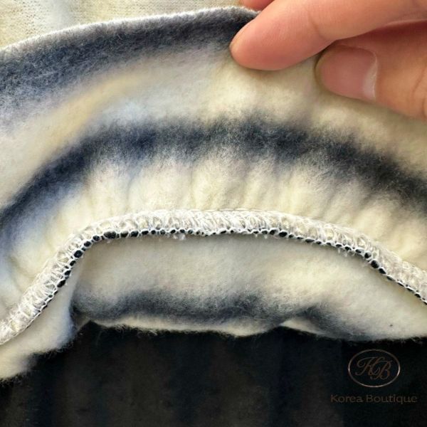 FWKR88 冬季 條紋絨布上衣 喜歡有點華麗感 