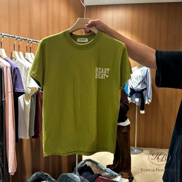 FW2661 秋季 背後有可愛愛心圖案的tee 
