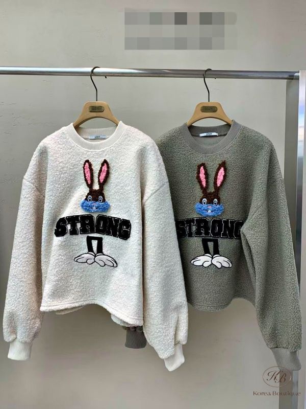 FWKR14 冬季 可愛經典款兔兔羊羔毛 