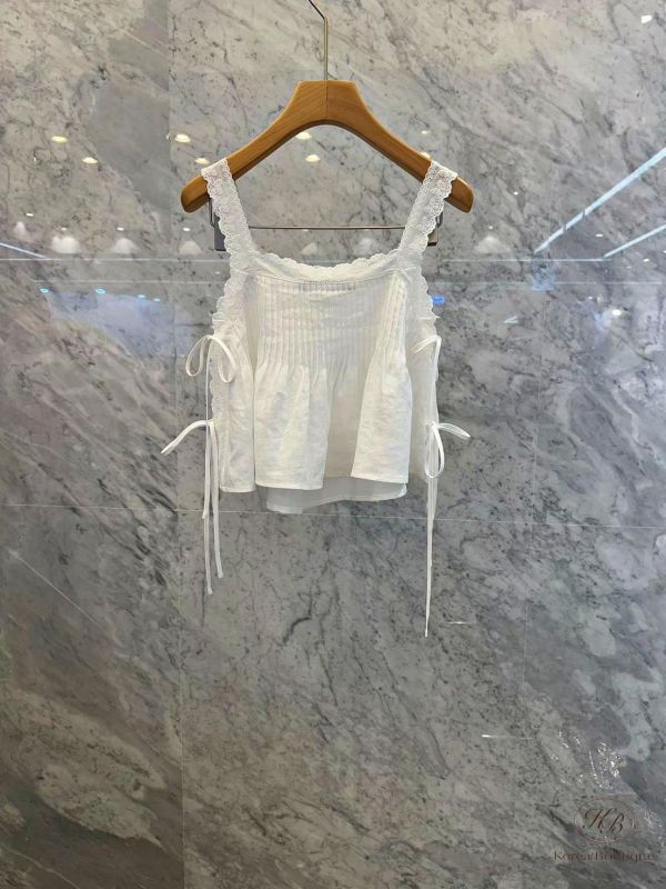 SS537 夏季 細節好美的刺繡背心 