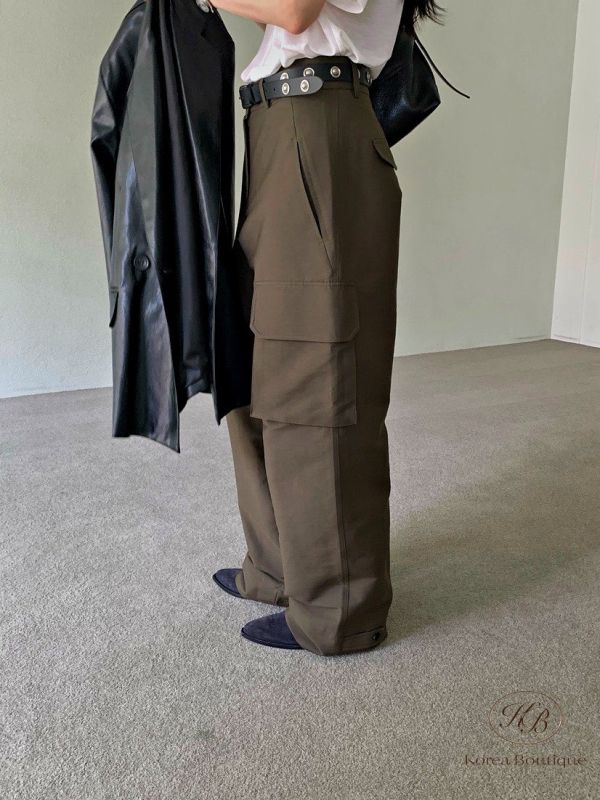 Fw213 秋季 直筒工裝褲 