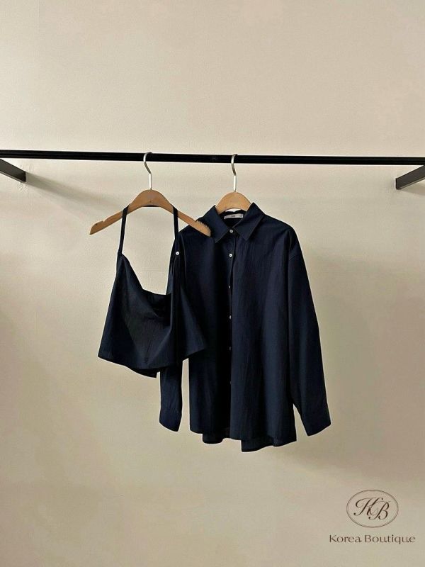 SS170 春季 兩件式質感襯衫 