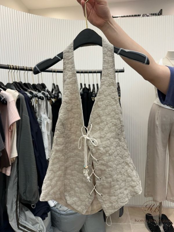 Su97 夏裝 綁帶背心 