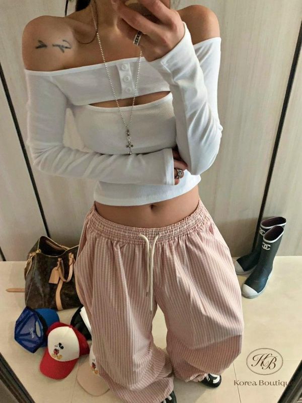 SS372 春季 格紋工作褲 