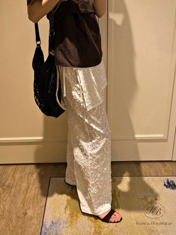 SS460 春季 裙簾蕾絲褲 