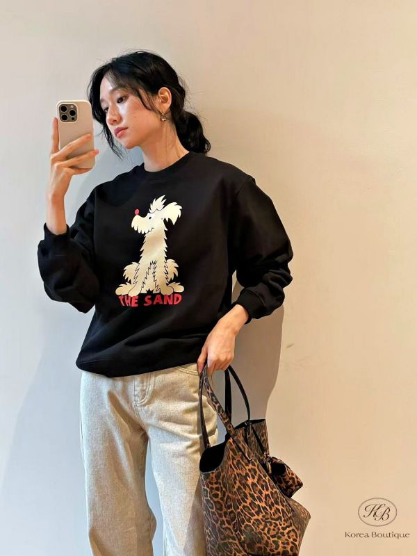 Fw409 秋季 可愛狗狗衛衣 加絨 