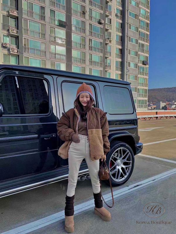 FWKR108 冬季 鋪棉外套 羊羔毛 