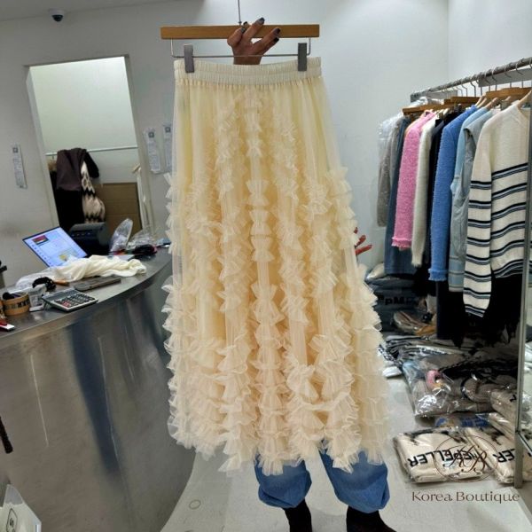 SS01 春季 春款超級浪漫層層紗裙 