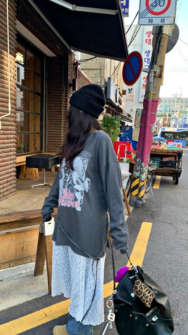 FW2737 秋季 可綁帶的長版tee 太好看啦 
