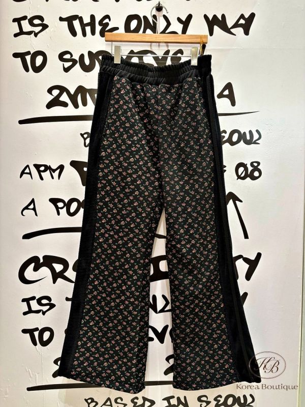 Fw452 冬季 絨布花樣運動套裝 