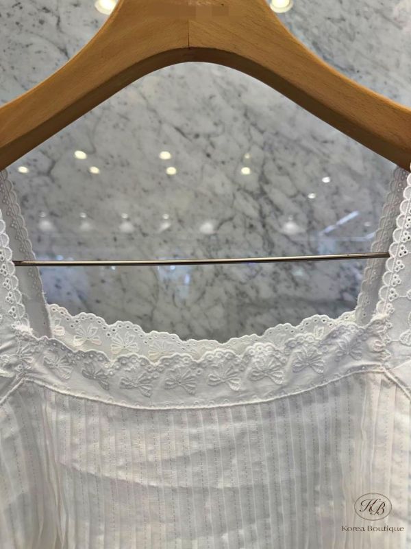 SS537 夏季 細節好美的刺繡背心 