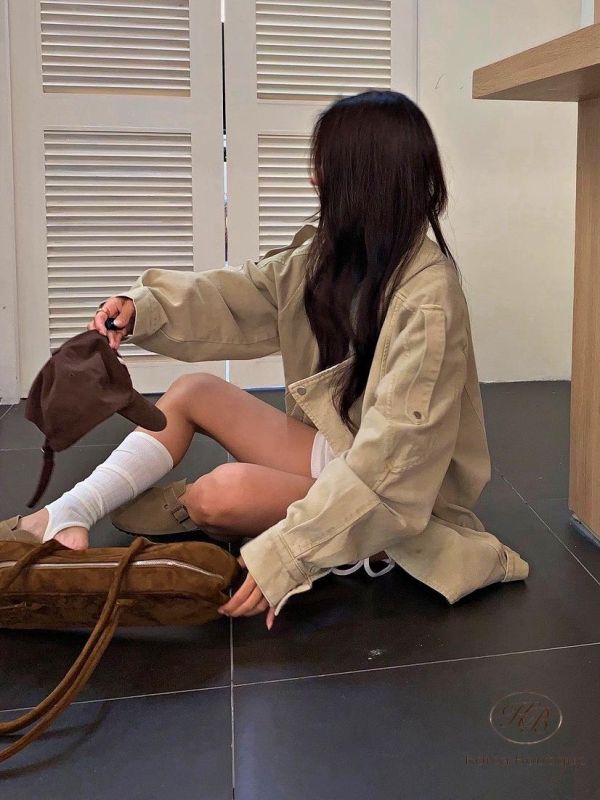 FW2667 秋季 美式軍裝感外套 