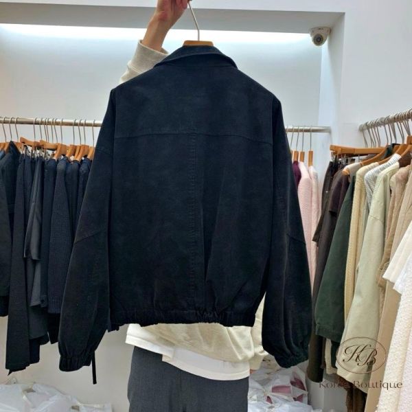 FW2788 秋季 質感很好也很輕的麂皮夾克外套 